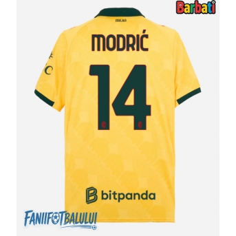 AC Milan Luka Modric #14 Tricou Fotbal Replică 2025-26 Barbati Treilea